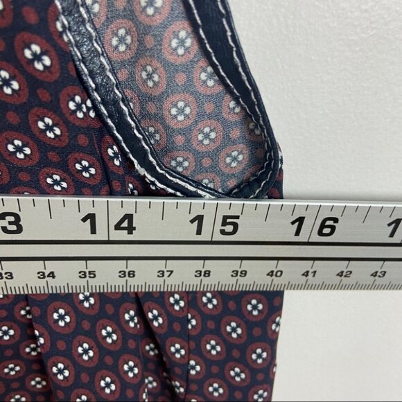 Theory Silk and Lamb Leather Purple Sleeveless Blouse Shell Top Size P or XS - Picture 10 of 16